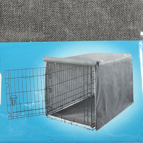 You & Me Dog Crate Cover For 1 & 2 Door Crates Roll Up Doors Fits XS Crates - Picture 4 of 8